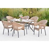 Gardenson VRTNA GARNITURA RAVENNA aluminij barve grafita, naravne barve, bež | Shoptok.si