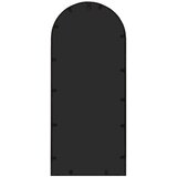  Vrtno ogledalo crno 100 x 45 cm željezno za vanjsku upotrebu | shoptok.hr