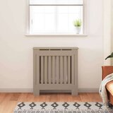 vidaXL Pokrov radiatorja 2 pcs Rjava 78x19x81.5cm Konstruiran les | Shoptok.si