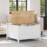  Klubska miza HILL Bela in medena rjava 79.5 x 79.5 x 49 cm, (5000295549) | Shoptok.si