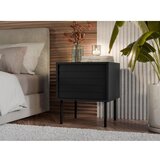  SET od 2 noćna stočića CORTINA 51x45 cm crne boje | Eponuda.com