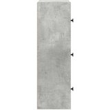  Regal za knjige boja betona 40x24x77 cm konstruirano drvo | Eponuda.com