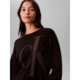 Calvin Klein Jeans Pulover temno siva / črna | Shoptok.si