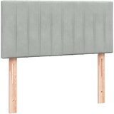 Box Spring krevet s madracem svijetlo sivi 80x220 cm samt | shoptok.hr