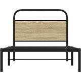  Okvir kreveta bez madraca boja hrasta sonome 107x203 cm drveni | shoptok.hr