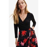 Desigual Obleka roza / ognjeno rdeča / črna | Shoptok.si