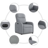  Električni naslonjač od tkanine svjetlosivi | shoptok.hr