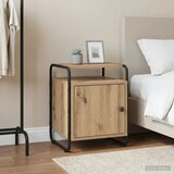  Noćni ormar Hrast artisan Konstruirano drvo - Hrast artisan 1 | shoptok.hr