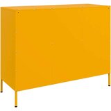 vidaXL Komoda boja senfa 100,5 x 39 x 79 cm hladno valjani čelik | shoptok.hr