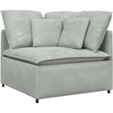  Modularna sofa Kutni modul s jastucima svijetlo siva 100 cm | shoptok.hr