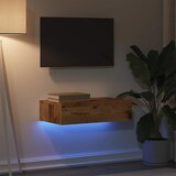 TV ormarić s LED svjetlima staro drvo 60x35x15,5 cm | Eponuda.com