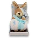 Bbo set igračka + ćebence sleepy bear (20tb0167) - blue ( 20TB0167-2BLUE ) cene