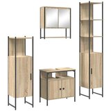  Set namještaja za kupaonicu 4 kom. Sonoma hrast | shoptok.hr