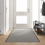 vidaXL Predpražnik Siva, Črna Polipropilen 400 x 120 x 0.9 cm | Shoptok.si