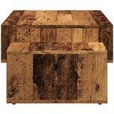 vidaXL Klubska mizica starinski les 105x55x32 cm inženirski les | Shoptok.si