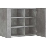 vidaXL Stenska omarica betonsko siva 75x35x60 cm inženirski les | Shoptok.si
