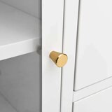 vidaXL komoda bijela 105 x 35 x 70 cm od čelika i kaljenog stakla | shoptok.hr