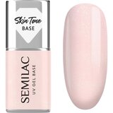 Semilac UV Gel Base Skin Tone Base bazni lak za gel nokte nijansa Glitter Rose 7 ml Cijene