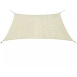 vidaXL Senčno jadro HDPE kvadratne oblike 2x2 m krem barve Cene