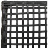  Vrtna stolica s jastukom 2 pcs Crna 55 x 53 x 85 cm poliratan | Eponuda.ba