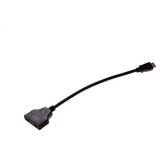 X Wave 111113 Spliter sa HDMI (M) na 2x HDMI (Ž), 15cm, Crni | ePonuda.com