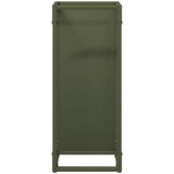  Stalak za drva za ogrjev Maslinasto zelena 25x25x60 cm | shoptok.hr