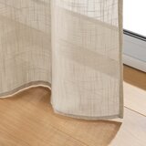 Douceur d intérieur Smeđa prozirna zavjesa 140x280 cm Haltona – | shoptok.hr