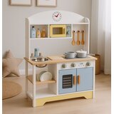 ECO TOYS dječja kuhinja – pećnica, perilica, mikrovalna + 12 dodataka | shoptok.hr