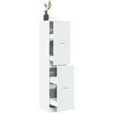 vidaXL Lekarniška omara bela 40x41x174,5 cm inženirski les | Shoptok.si