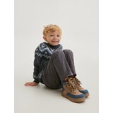 Reserved - Regular hlače od rebrastog baršuna - light grey | shoptok.hr