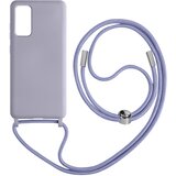 AVIZAR semi-rigid etui na vrvico za samsung S20 fe z mehko notranjostjo, vratnim ovratnikom - vijolicen, (20640449) | Shoptok.si