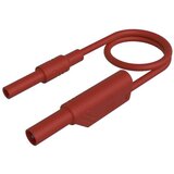SKS Hirschmann MAL S WS-B 50/2\,5 rt varnostni merilni kabel 4 mm varnostna vtičnica 4 mm varnostni vtič\, z možnostjo zlaganja 50 cm rdeča 1 kos, (20423215) Cene