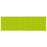  Jastuk za ležaljku jarkozeleni 200 x 60 x 3 cm tkanina Oxford | shoptok.hr