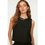 Trendyol Black Sleeveless Woven Blouse | Shoptok.si
