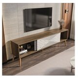 Hanah home tv polica riso walnut white | ePonuda.com