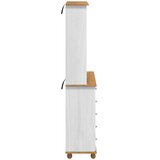  Kavez ASKIM Bijelo 91 x 40 x 200,5 cm Čvrsto borovo drvo | shoptok.hr