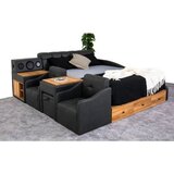 Hanah home Podloga za krevet Nina Smart, 235 x 100 x 245 cm, Siva | Eponuda.ba