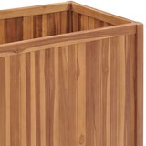  Povišena gredica 100 x 50 x 70 cm od masivne tikovine | shoptok.hr