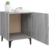  Nočna omarica 2 kosa siva sonoma konstruiran les, (20730862) | Shoptok.si