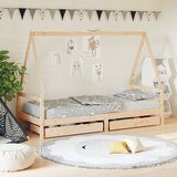  Okvir za dječji krevet s ladicama 90x200 cm od masivne borovine | shoptok.hr