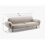 Micadoni Bež sofa od bouclé tkanine 208 cm Poppy – | shoptok.hr