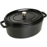 kozica Cocotte Black 6,7 l, ovalna, emajl, lito zelezo