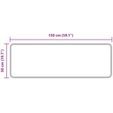  za tepih MARSA Crna 50 x 150 cm Poliester i PVC | shoptok.hr