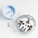  Kliklap - Retro kućna utičnica sa okvirom SCHUKO 230V/16A plava | Eponuda.com