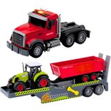  Set Truck Tractor with Trailer Lights and Sounds Red | Shoptok.si