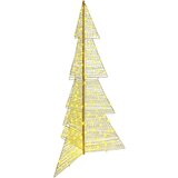 vidaXL Božično drevo med 240 LED Toplo bela 180 cm PET | Shoptok.si