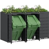  Skladištenje kanti za 3 kante Antracit 204 x 77,5 x 121,5 cm | shoptok.hr