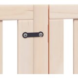  Vrata za pse s vratašcima 9 panela sklopiva 450 cm drvo topole | shoptok.hr