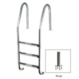 FF_Group FF Merdevine Standard 3 stepenika AISI 304 gum step Flanša-eko Cene