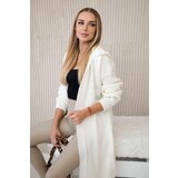 Kesi Ecru cardigan hooded sweater | shoptok.hr